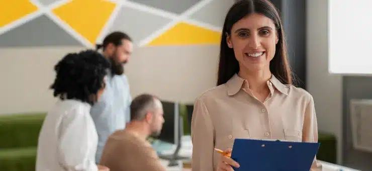 professionals collaborating as part of an expanding nearshore workforce supporting U.S. companies with Nearbridge